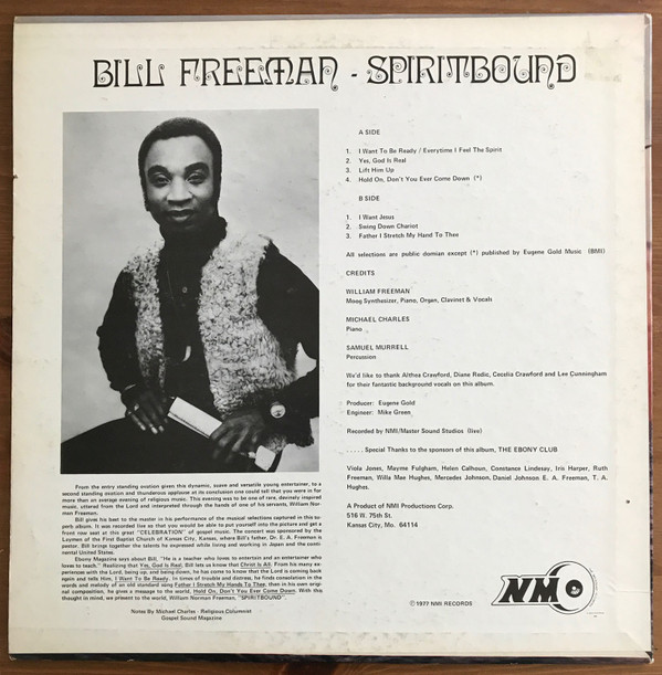descargar álbum Bill Freeman - Spiritbound