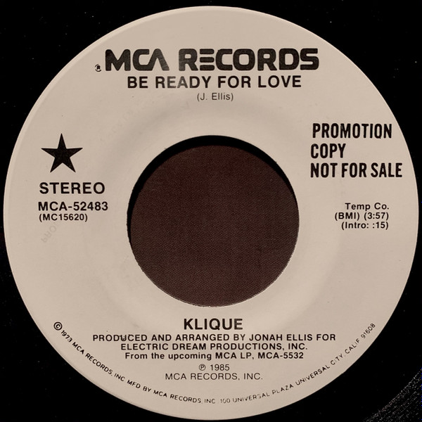 baixar álbum Klique - Be Ready For Love