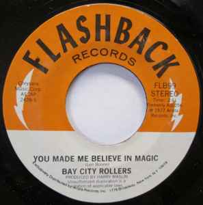 Bay City Rollers - You Made Me Believe In Magic / The Way I Feel Tonight album cover