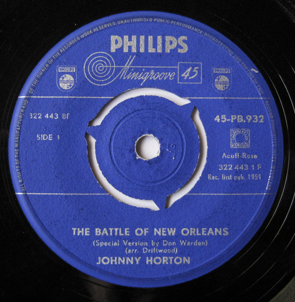 Johnny Horton – The Battle Of New Orleans / All For The Love Of A