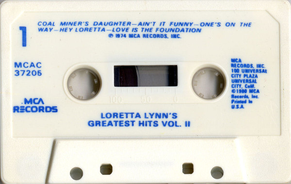 Loretta Lynn - Loretta Lynn's Greatest Hits Vol. II | MCA Records (MCAC-37205) - 3