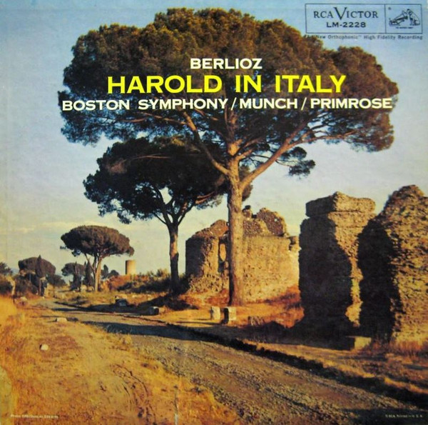 Berlioz - Boston Symphony / Munch / Primrose – Harold In Italy