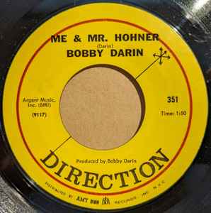Bobby Darin - Me & Mr. Hohner album cover