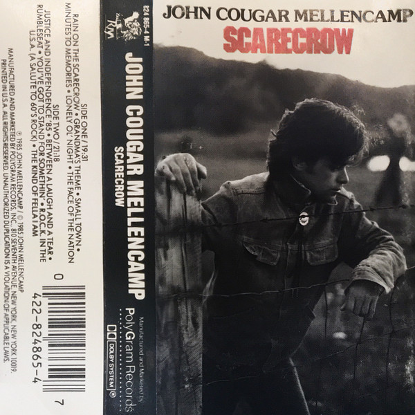 John Cougar Mellencamp – Scarecrow (1985, Dolby, Cassette) - Discogs