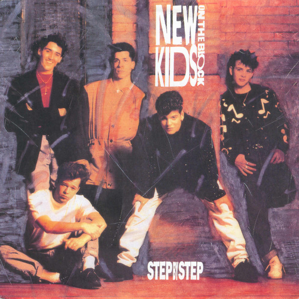 New Kids On The Block 1990 Step By Step Original Store Promo Poster II