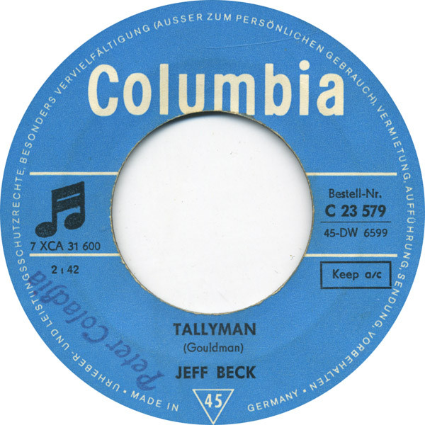 télécharger l'album Jeff Beck - Tallyman