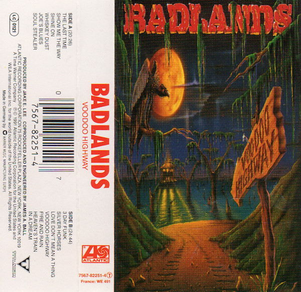 Badlands – Voodoo Highway (1991, CD) - Discogs