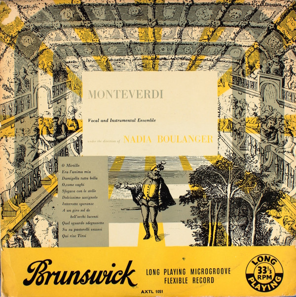 last ned album Monteverdi Nadia Boulanger - Vocal And Instrumental Works