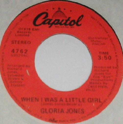 descargar álbum Gloria Jones - When I Was A Little Girl