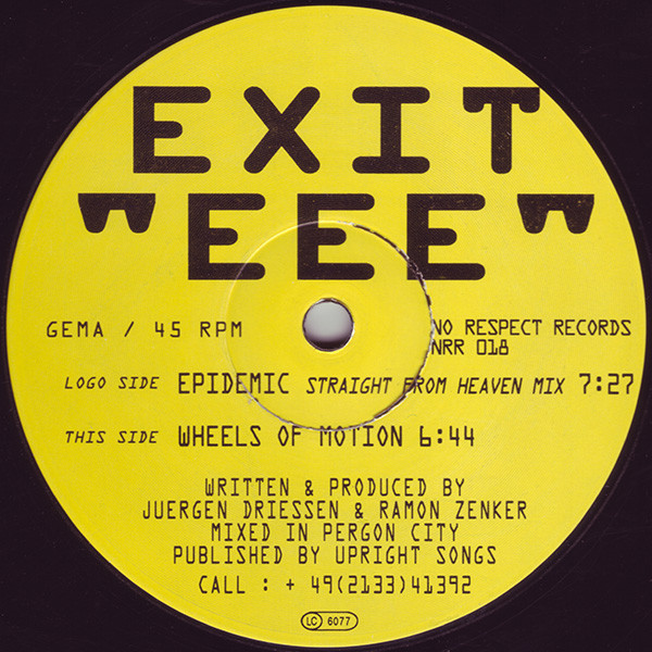 Exit EEE – Epidemic (1997, Vinyl) - Discogs
