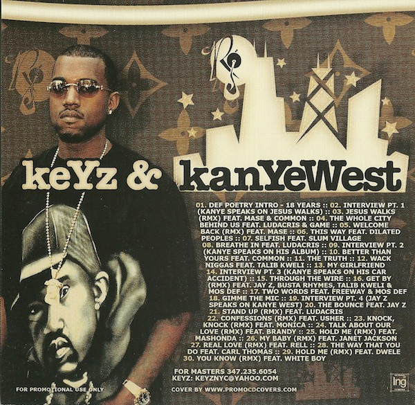 keYz & kanYeWest – keYz & kanYeWest (2004, CDr) - Discogs