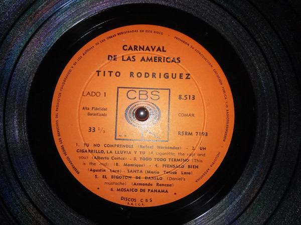 baixar álbum Tito Rodriguez - Carnaval De Las Americas