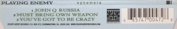 télécharger l'album Playing Enemy - Ephemera