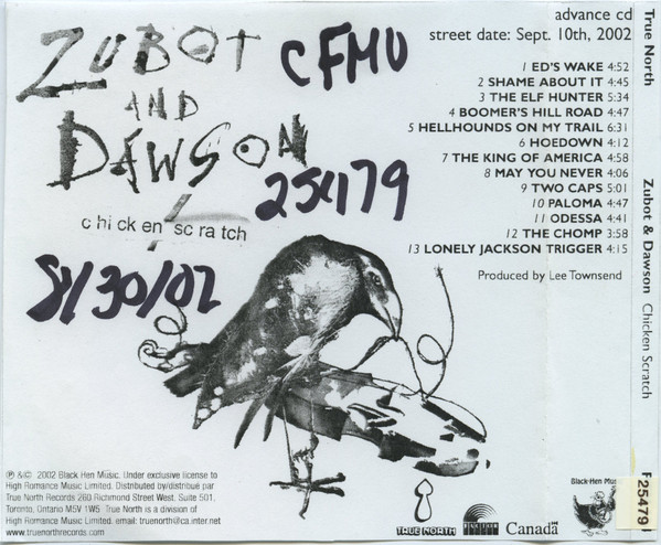 descargar álbum Zubot & Dawson - Chicken Scratch