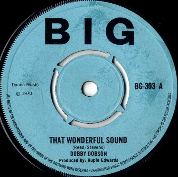 Dobby Dobson – That Wonderful Sound (1970, Vinyl) - Discogs