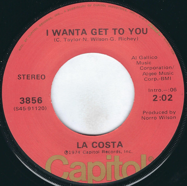 Album herunterladen La Costa - I Wanta Get To You Thats What Your Love Has Done