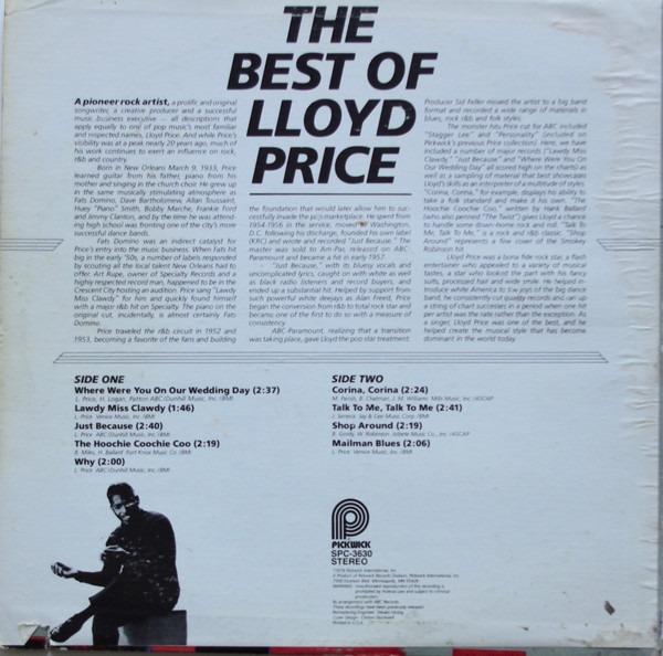 baixar álbum Lloyd Price - The Best Of