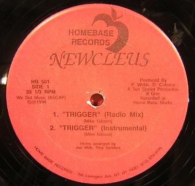 Newcleus – Trigger (1994, Vinyl) - Discogs