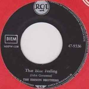 The Edison Brothers - That Blue Feeling / Listen To Me album cover