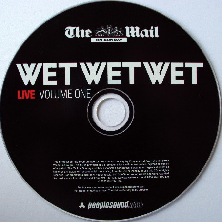 Album herunterladen Wet Wet Wet - Live Volume One