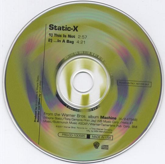 Album herunterladen StaticX - This Is Not In A Bag