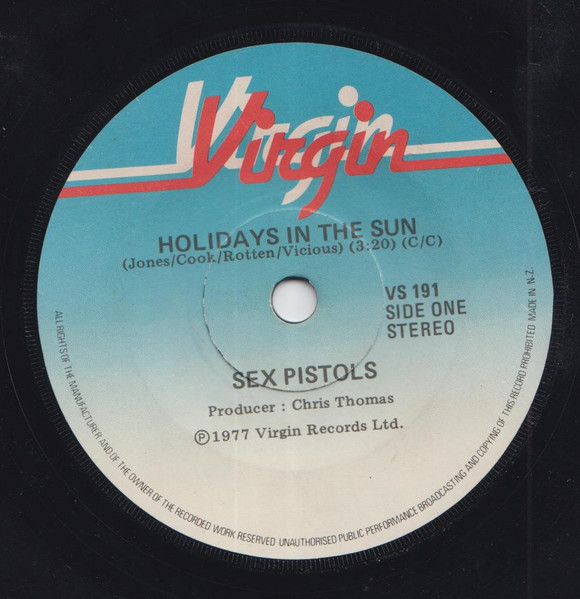 Sex Pistols/Holidys In The Sun 7インチ カラー盤 - 洋楽