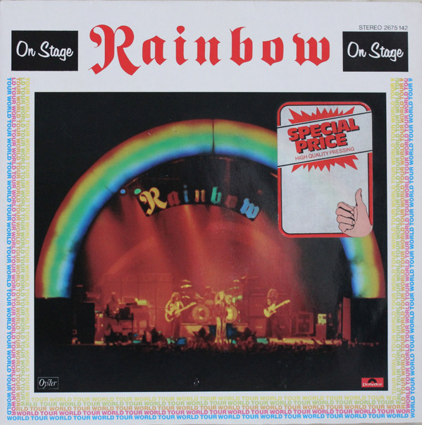 Обложка конверта виниловой пластинки Rainbow - On Stage