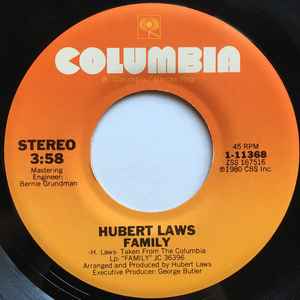 Hubert Laws – Family (1980, Vinyl) - Discogs