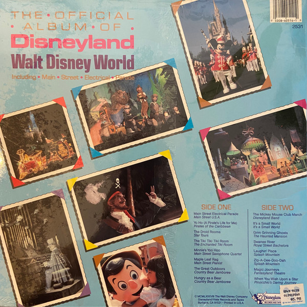 lataa albumi Walt Disney - The Official Album Of Disneyland Walt Disney World