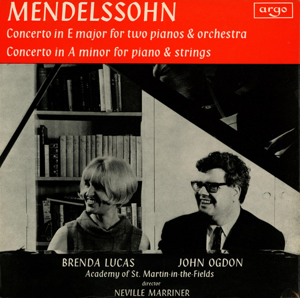 Mendelssohn - Brenda Lucas, John Ogdon, Academy Of St-Martin-in 