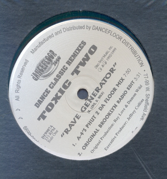 Toxic Two – Rave Generator (1999, Vinyl) -