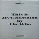 Cover of This Is My Generation, 1988, Vinyl