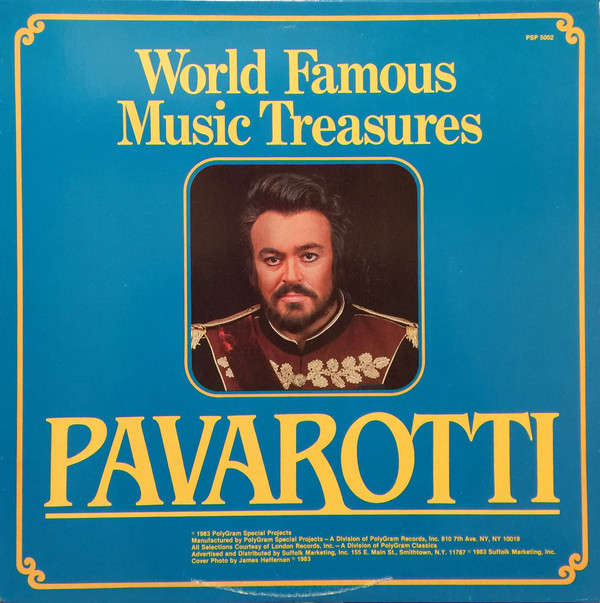 lataa albumi Luciano Pavarotti - World Famous Music Treasures