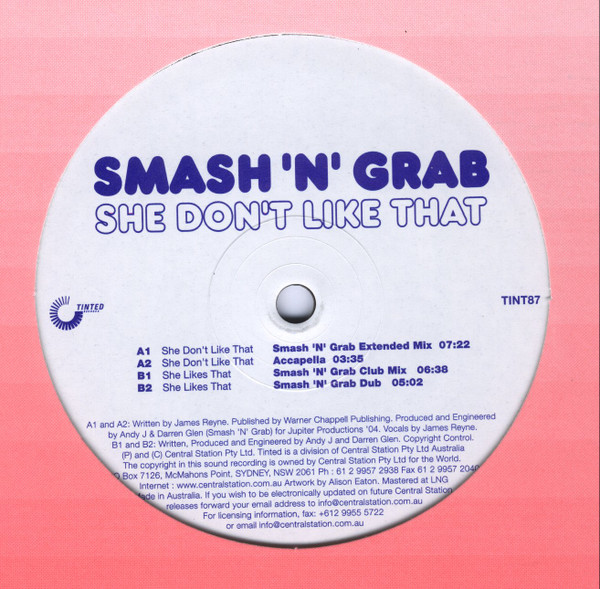 ladda ner album Smash n Grab - She Dont Like That