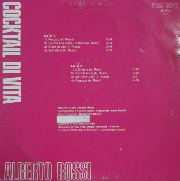 télécharger l'album Alberto Rossi - Cocktail Di Vita