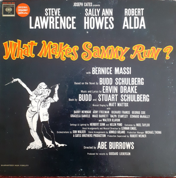 What Makes Sammy Run? (Original Broadway Cast) (1964, Vinyl