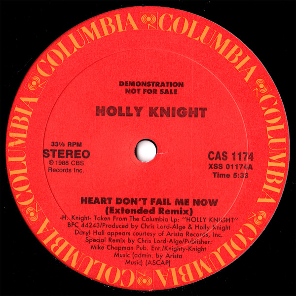 Holly Knight – Heart Don't Fail Me Now (1988
