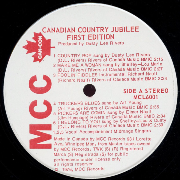 télécharger l'album Various - Canadian Country Jubilee First Edition