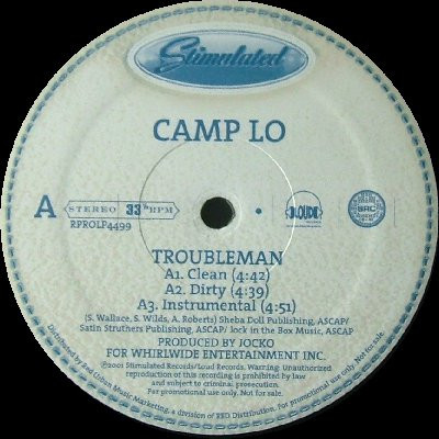 Camp Lo – Troubleman / Cookers (2001, Vinyl) - Discogs