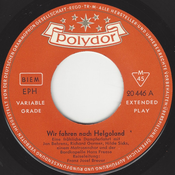 last ned album Various - Wir Fahren Nach Helgoland