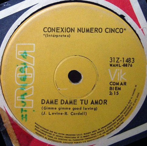 télécharger l'album Conexion Numero Cinco - Todos Juntos Ahora All Together Now Dame Dame Tu Amor Gimme Gimme Good Living