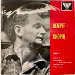 Wilhelm Kempff, Frédéric Chopin - Volume 1 | Releases | Discogs