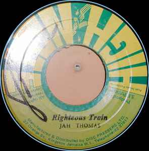 Jah Thomas - Righteous Train album cover