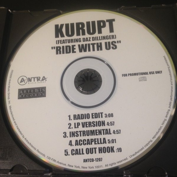 Kurupt – Who Ride With Us (Ride The Remix) (2000, CD) - Discogs