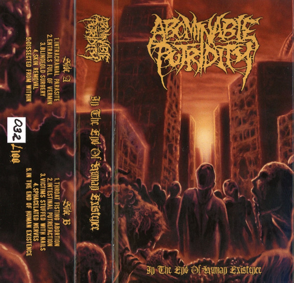 Abominable Putridity – In The End Of Human Existence (2019, Red