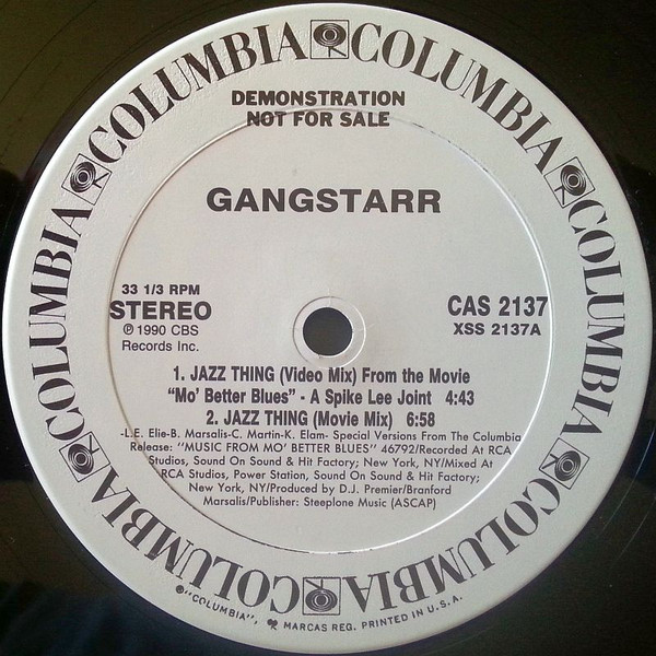 高級感 Gangstarr - オリジナルプロモオンリー Thing Jazz ラップ 