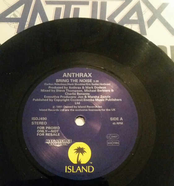 超レア】ANTHRAX / BRING THE NOISEピクチャーレコード - 洋楽