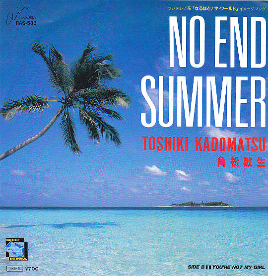 角松敏生 = Toshiki Kadomatsu – No End Summer (1985, Vinyl) - Discogs