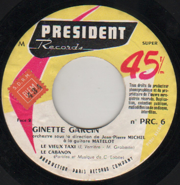 baixar álbum Ginette Garcin - Le Vieux Taxi