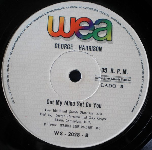 George Harrison - Got My Mind Set On You (Version I) 